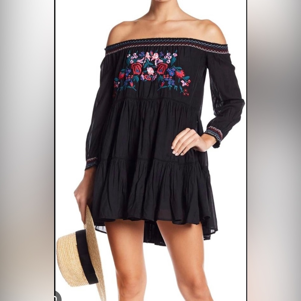 Free People Embroidered dress